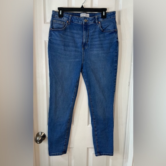 Denim Co. Primark Cares‎ Blue Jeans Stretc Skinny Leg Women's Size 12 - Picture 1 of 8